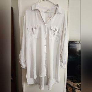 Utility button down Tunic